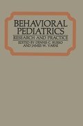 Cover: Behavioral Pediatrics - Plenum Publishing Co.,N.Y.