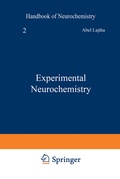 Cover: Experimental Neurochemistry - Springer