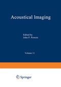 Cover: Acoustical Imaging - Springer