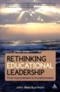 Cover: Rethinking Educational Leadership - Continuum Publishing Corporation
