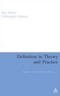 Abbildung von: Definition in Theory and Practice - Continuum Publishing Corporation