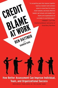 Enlarge image Cover: Credit and Blame at Work - Simon & Schuster