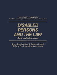 Abbildung von: Disabled Persons and the Law - Kluwer Academic / Plenum Publishers