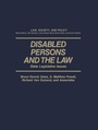 Cover: Disabled Persons and the Law - Springer