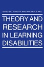 Cover: Theory and Research in Learning Disabilities - Plenum Publishing Co.,N.Y.