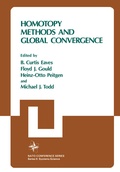 Cover: Homotopy Methods and Global Convergence - Plenum Publishing Corporation