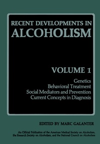 Enlarge image Cover: Recent Developments in Alcoholism - Kluwer Academic / Plenum Publishers