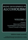 Cover: Recent Developments in Alcoholism - Springer