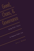 Cover: Greed, Chaos, and Governance - Yale University Press