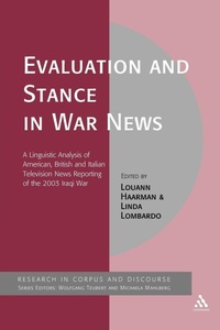 Abbildung von: Evaluation and Stance in War News - Continuum Publishing Corporation
