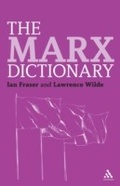 Cover: The Marx Dictionary - Continuum Publishing Corporation