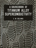 Cover: A Sourcebook of Titanium Alloy Superconductivity - Kluwer Academic / Plenum Publishers