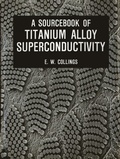 Cover: A Sourcebook of Titanium Alloy Superconductivity - Springer