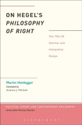 Cover: On Hegel's Philosophy of Right - Bloomsbury Academic USA