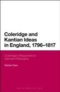 Cover: Coleridge and Kantian Ideas in England, 1796-1817 - Bloomsbury Academic USA