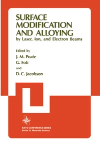 Enlarge image Cover: Surface Modification and Alloying - Springer