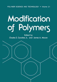 Enlarge image Cover: Modification of Polymers - Springer