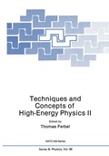 Cover: Techniques and Concepts of High-Energy Physics II - Springer