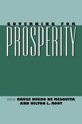 Cover: Governing for Prosperity - Yale University Press