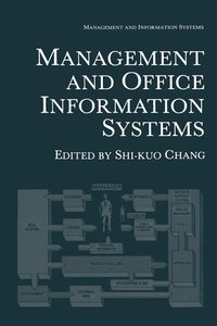 Enlarge image Cover: Management and Office Information Systems - Kluwer Academic / Plenum Publishers