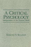 Cover: A Critical Psychology - Springer