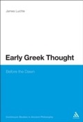 Cover: Early Greek Thought - Continuum Publishing Corporation