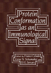Enlarge image Cover: Protein Conformation as an Immunological Signal - Springer