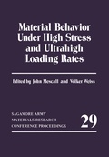 Cover: Material Behavior Under High Stress and Ultrahigh Loading Rates - Kluwer Academic / Plenum Publishers