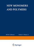 Cover: New Monomers and Polymers - Springer