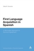 Cover: First Language Acquisition in Spanish - Continuum Publishing Corporation