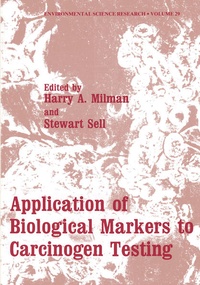 Enlarge image Cover: Application of Biological Markers to Carcinogen Testing - Springer