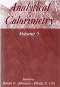 Cover: Analytical Calorimetry - Springer