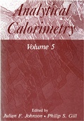 Cover: Analytical Calorimetry - Springer