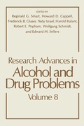 Cover: Research Advances in Alcohol and Drug Problems - Kluwer Academic / Plenum Publishers