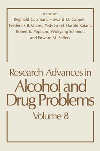 Enlarge image Cover: Research Advances in Alcohol and Drug Problems - Kluwer Academic / Plenum Publishers