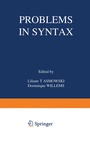 Cover: Problems in Syntax - Kluwer Academic / Plenum Publishers