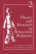 Cover: Theory and Research in Behavioral Pediatrics - Springer