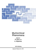 Cover: Multicritical Phenomena - Plenum Publishing Corporation