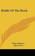 Cover: Riddle Of The Reich - Kessinger Publishing