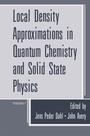 Cover: Local Density Approximations in Quantum Chemistry and Solid State Physics - Plenum Publishing Co.,N.Y.