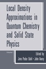 Cover: Local Density Approximations in Quantum Chemistry and Solid State Physics - Springer