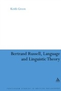 Cover: Bertrand Russell, Language and Linguistic Theory - Continuum Publishing Corporation