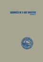 Cover: Advances in X-Ray Analysis - Springer