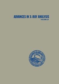 Enlarge image Cover: Advances in X-Ray Analysis - Springer