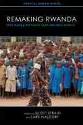 Cover: Remaking Rwanda - University of Wisconsin Press