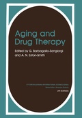 Cover: Aging and Drug Therapy - Kluwer Academic / Plenum Publishers