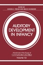 Cover: Auditory Development in Infancy - Plenum Publishing Co.,N.Y.