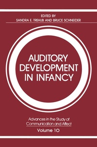Enlarge image Cover: Auditory Development in Infancy - Plenum Publishing Co.,N.Y.