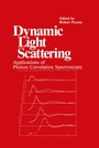 Cover: Dynamic Light Scattering - Plenum Publishing Co.,N.Y.
