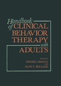 Cover: Handbook of Clinical Behavior Therapy with Adults - Springer